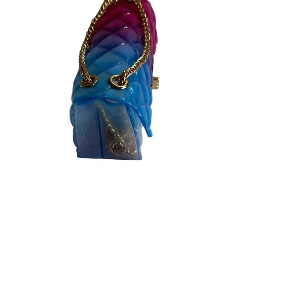 LE MIEL PVC JELLY PURSE QUILT EMBOSSED - Picture 5 of 8